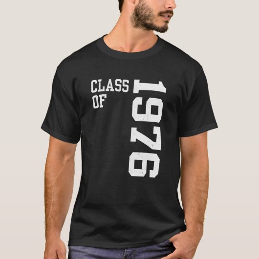 Retro Class of 1976 Senior High School Reunion Vin Tシャツ (正面)