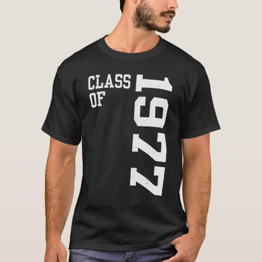 Retro Class of 1977 Senior High School Reunion Vin Tシャツ (正面)