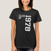 Retro Class of 1978 Senior High School Reunion Vin Tシャツ (正面)