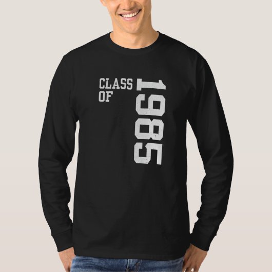 Retro Class of 1985 Senior High School Reunion Vin Tシャツ (正面)