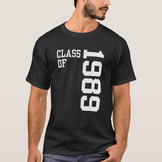 Retro Class of 1989 Senior High School Reunion Vin Tシャツ (正面)