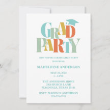 Retro Class of Congrats Graduation