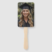 Retro Class of Congrats Graduation Photo  ハンドファン (裏面)