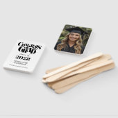 Retro Class of Congrats Graduation Photo  ハンドファン (組立なし)