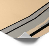 Retro Classic Wagon Sky Pop Art Illustration Print ポスター (角)