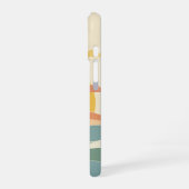 Retro Cloudy Sun iPhone 16ケース (左側面)