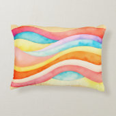 Retro Coastal Beach Aesthetic Mom アクセントクッション (裏面)