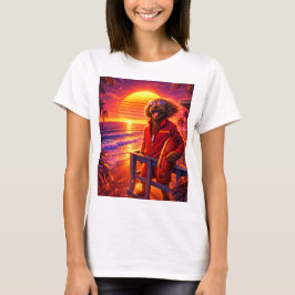 Retro Cockapoo Lifeguard T Shirt Tシャツ