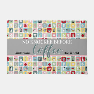 Retro Coffee ドアマット