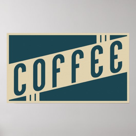 retro coffee ポスター (正面)