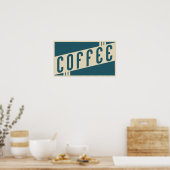 retro coffee ポスター (キッチン)