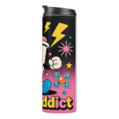 Retro Coffee Addict Thermal TumblerThermal Tumbler タンブラー (回転右)