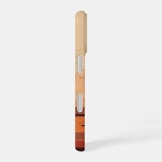 Retro Coffee Cup iPhone 16ケース (右側面)