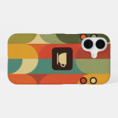 Retro Coffee Machine Panel iPhone 16ケース (裏面横)