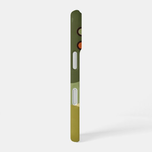 Retro Coffee Machine Panel iPhone 16ケース (右側面)