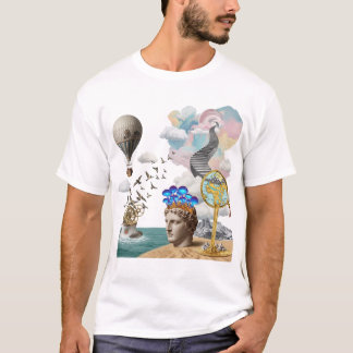 Retro Collage Surreal Aesthetic Graphic Art T-Shir Tシャツ