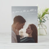 Retro College Sweethearts Photo Wedding セーブザデート (スタンド正面)