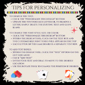 Retro Colorful Board Game Night Invitation 招待状