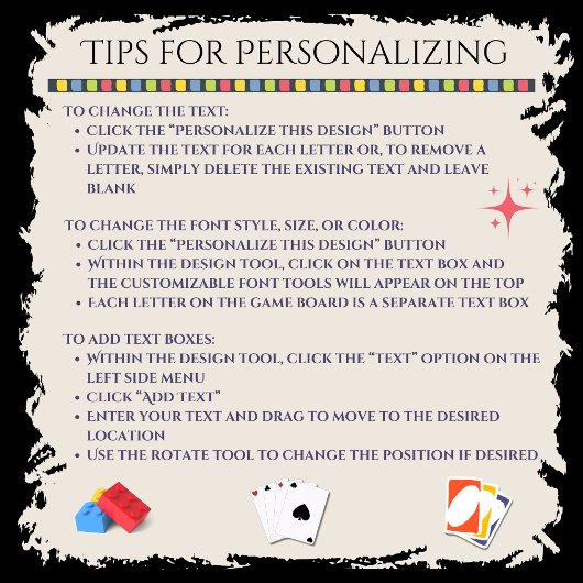 Retro Colorful Board Game Night Invitation 招待状