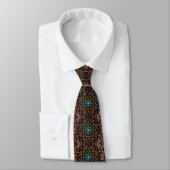 Retro Colorful Brown Custom Tie – Elegant Fashion ネクタイ (タイ)