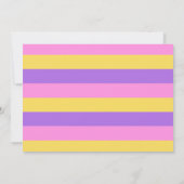 Retro Colorful Cassette Tape Birthday Party 招待状 (裏面)