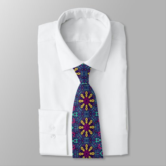Retro Colorful Custom Tie – Elegant Fashion ネクタイ (タイ)