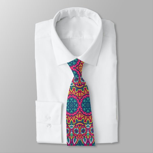 Retro Colorful Custom Tie – Elegant Fashion ネクタイ (タイ)