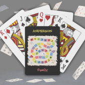 Retro Colorful Game Night Playing Cards トランプ