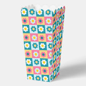 Retro Colorful Trendy Flowers Pattern Birthday par フェイバーボックス (正面)