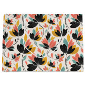 Retro Colors  ラージペーパーバッグ (正面)