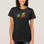 Retro Colors Bicyclist Tシャツ (正面)