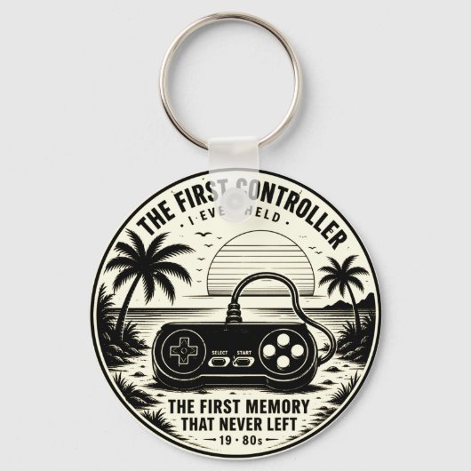 retro colors cute keychain キーホルダー (正面)