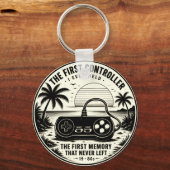 retro colors cute keychain キーホルダー (正面)