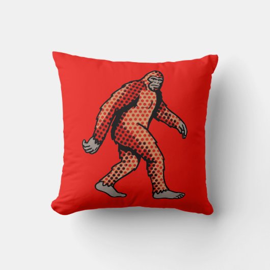 Retro Comic Forest Creature Pop Art Panel クッション (正面)