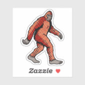 Retro Comic Forest Creature Pop Art Panel シール (シート)