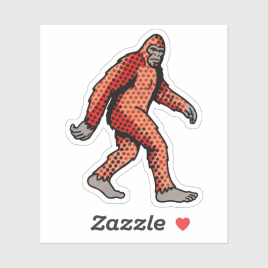 Retro Comic Forest Creature Pop Art Panel シール (シート)