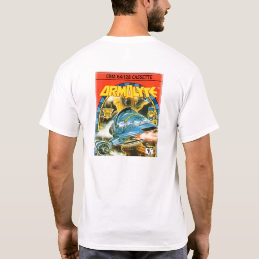 Retro Commodore 64 Computer(Legend) Tシャツ (裏面)