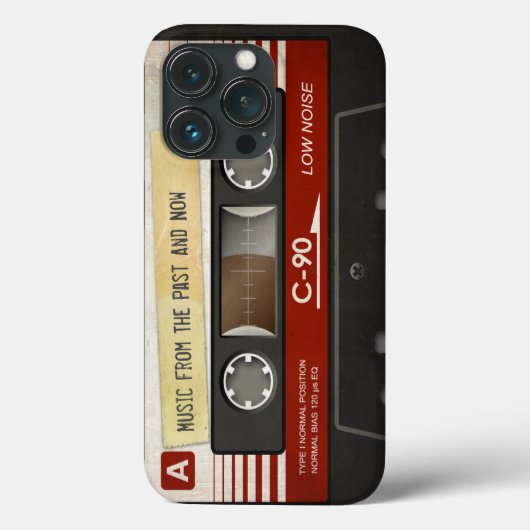 Retro Compact Audio Cassette | DJ Best Gifts Case-Mate iPhoneケース (裏面)