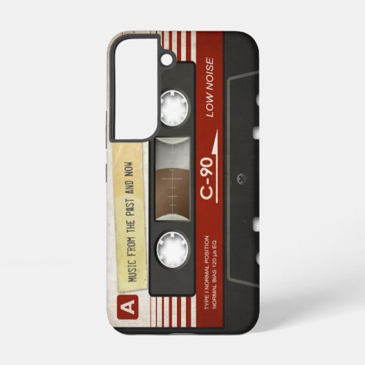 Retro Compact Audio Cassette | DJ Best Gifts Samsung Galaxyケース (裏面)