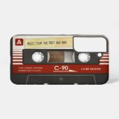 Retro Compact Audio Cassette | DJ Best Gifts Samsung Galaxyケース (裏面横)