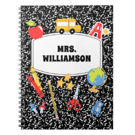  Retro Composition Notebook Back to School  ノートブック