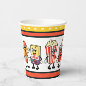 Retro Concession Stand Paper Cups 紙コップ (左)