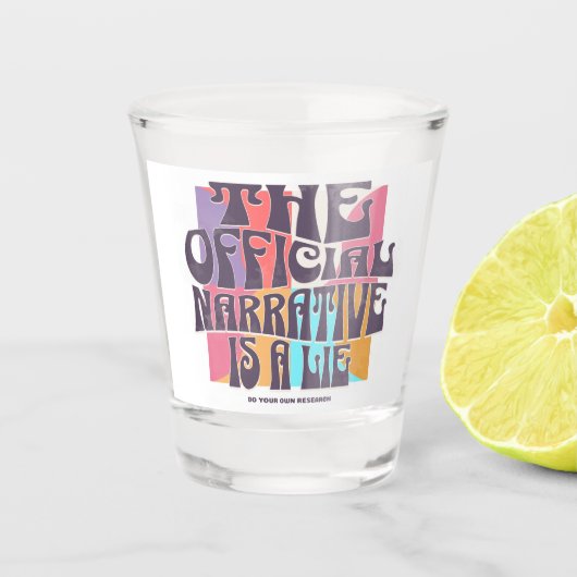 Retro Conspiracy Theory ショットグラス (正面)