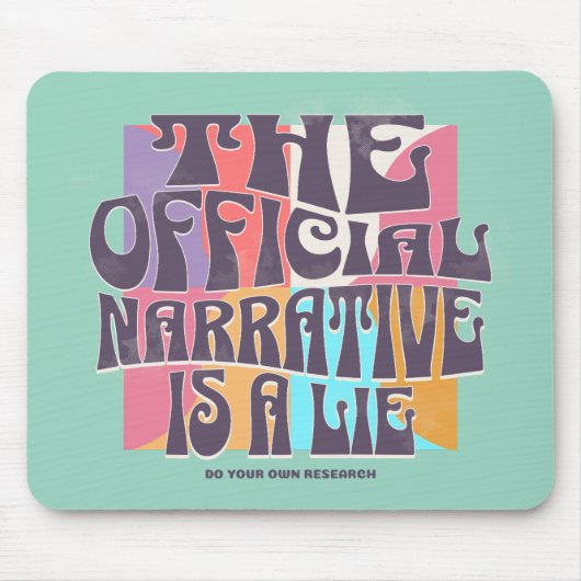 Retro Conspiracy Theory マウスパッド (正面)