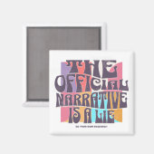 Retro Conspiracy Theory マグネット (正面/裏面)