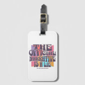 Retro Conspiracy Theory ラゲッジタグ (正面縦)