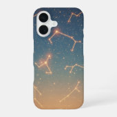 Retro Constellation Map iPhone 16ケース (裏面)