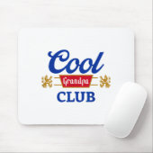 Retro Cool Grandpa Club Family Matching Father's D マウスパッド (マウス)