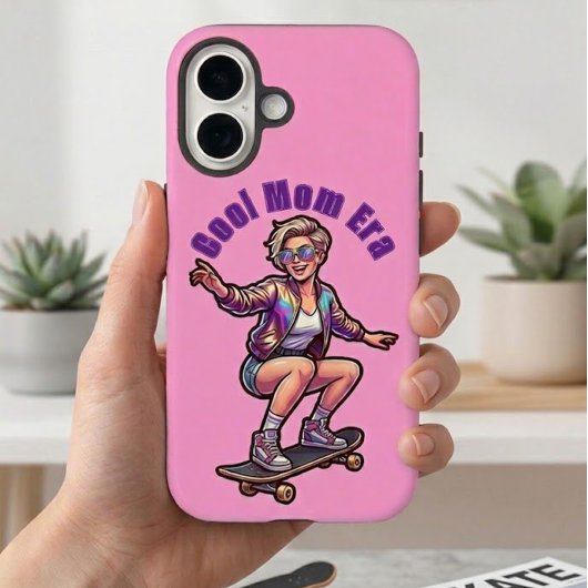 Retro Cool Mom Era Custom Text Phone Case Case-Mate iPhoneケース