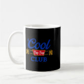 Retro Cool P P Club Family Matching Father's Day F コーヒーマグカップ (左)